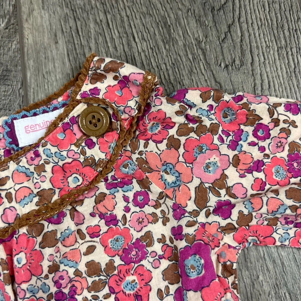 OshKosh‎ B’gosh Pink Floral Blouse